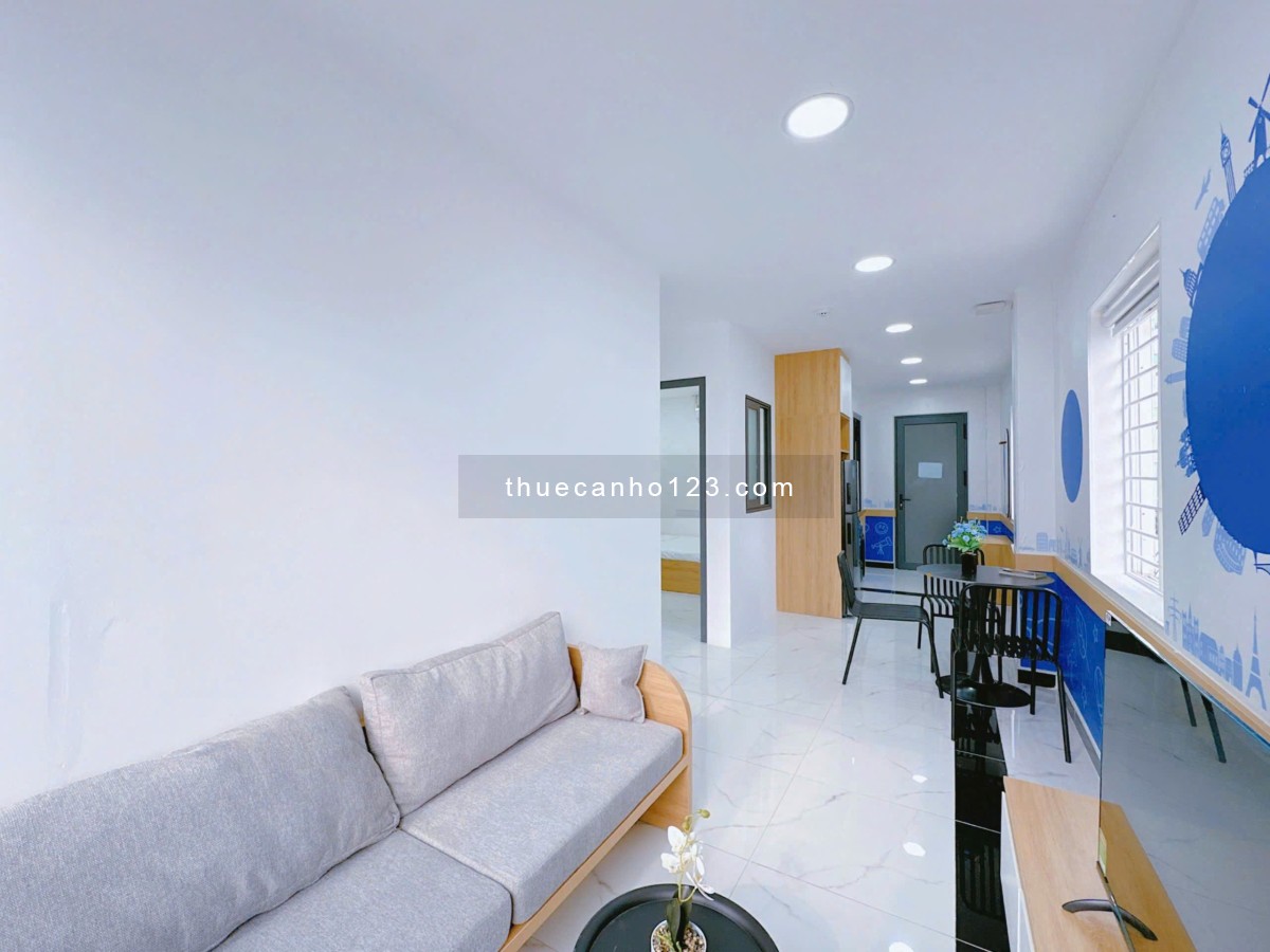 Cho thuê căn hộ 2 phòng ngủ, 2WC tại trung tâm Bình Thạnh