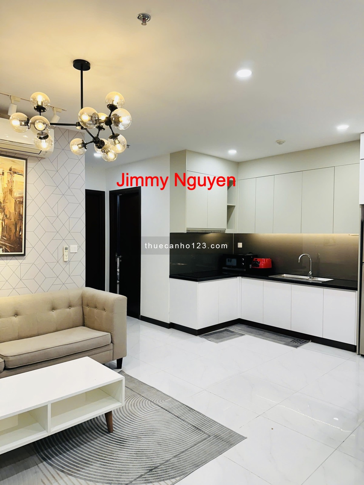 CHO THUÊ CĂN HỘ CAO CẤP 2 PHÒNG NGỦ - Nội thất cao cấp chủ nhà thiết kế ở - Chính chủ đăng tin