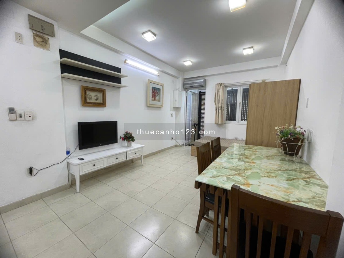 Cho thuê căn hộ Quận 10 - Tách 2PN theo yc - Full nội thất - Ở tối đa 5 người giá 7 - 7triệu5