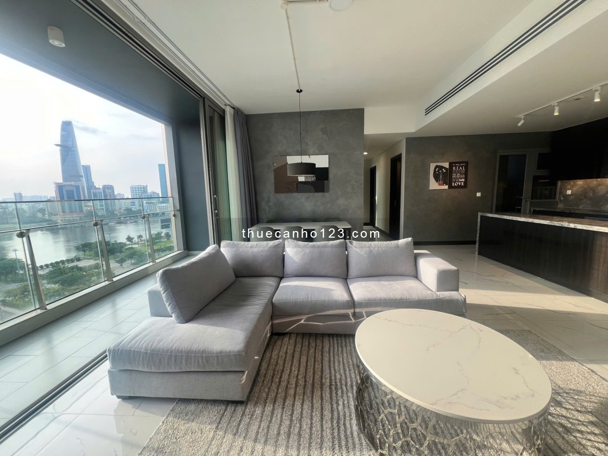 Cho thuê căn hộ 3 phòng ngủ | Tầm view nhìn trọn sông Sài Gòn, thành phố