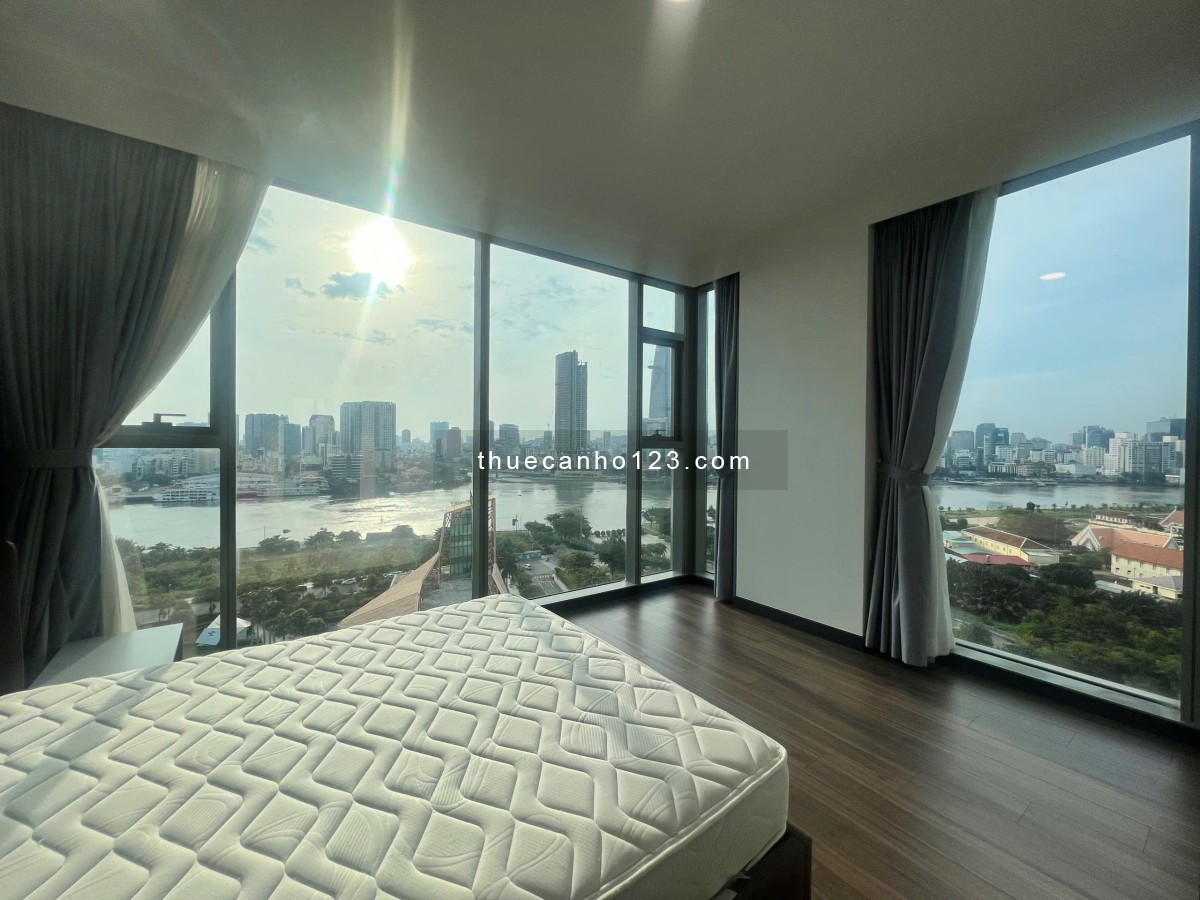 Cho thuê căn hộ 3 phòng ngủ | Tầm view nhìn trọn sông Sài Gòn, thành phố