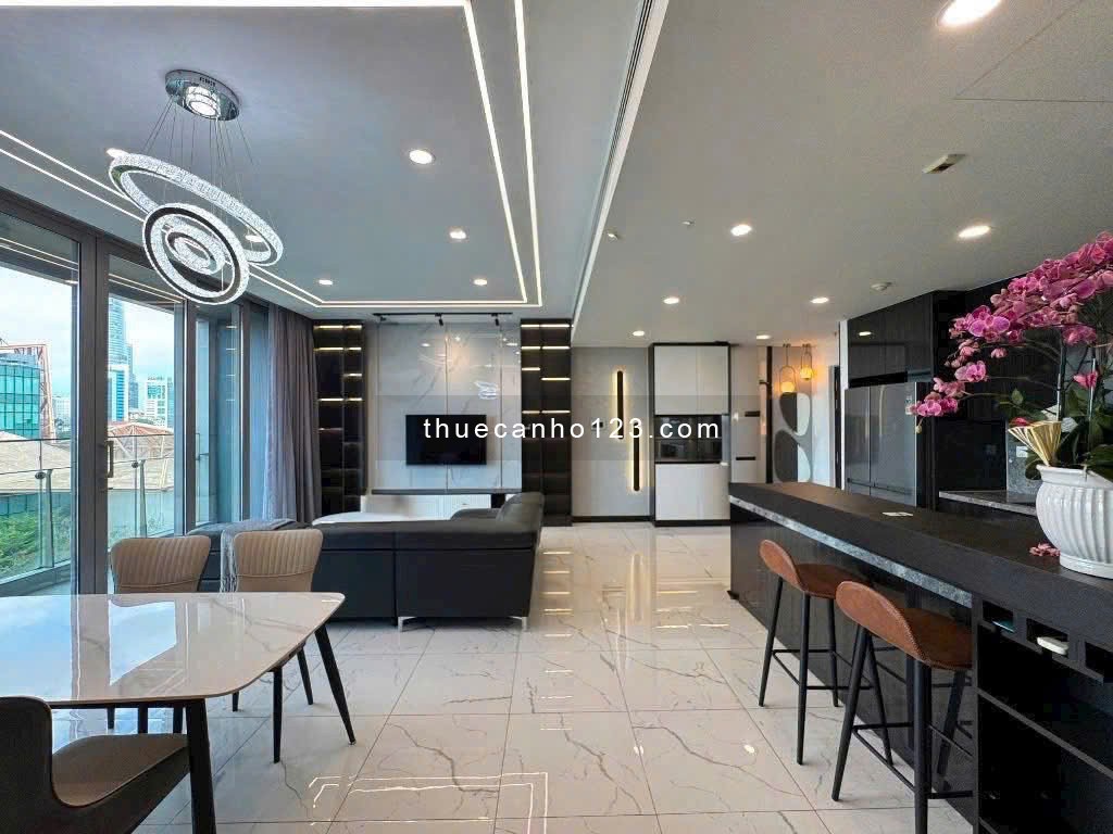 Cho thuê căn hộ 3 phòng ngủ tại Empire City | Căn hộ view sông, cây xanh thoáng mát