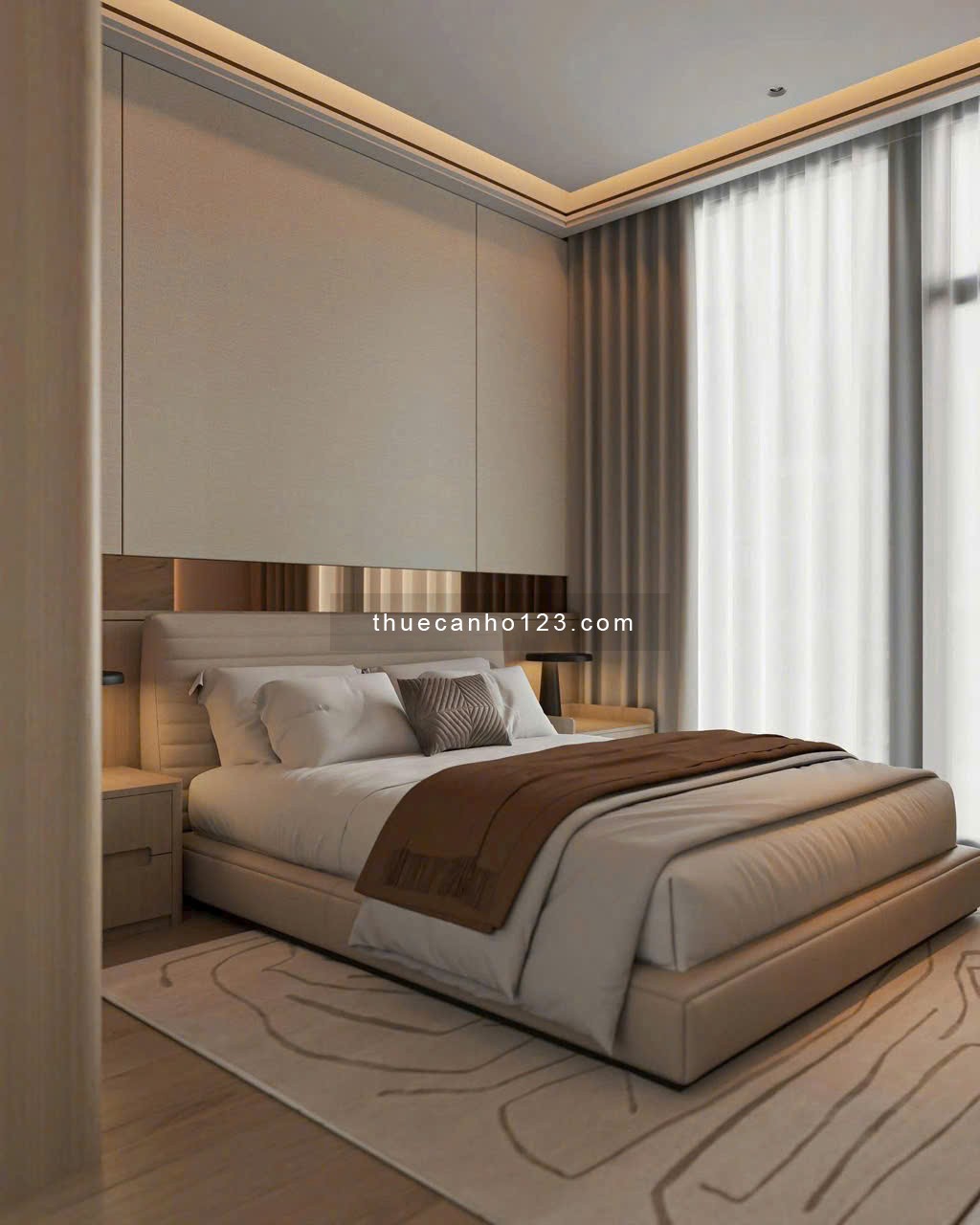 Cho thuê căn hộ 2 phòng ngủ The Opera Residence - View hoa hậu