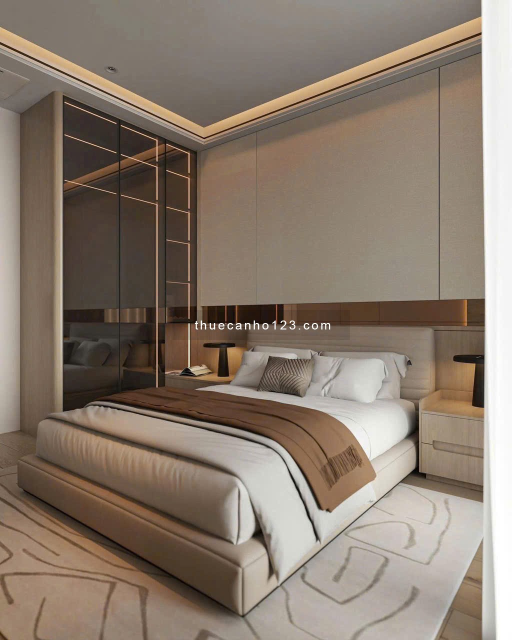 Cho thuê căn hộ 2 phòng ngủ The Opera Residence - View hoa hậu