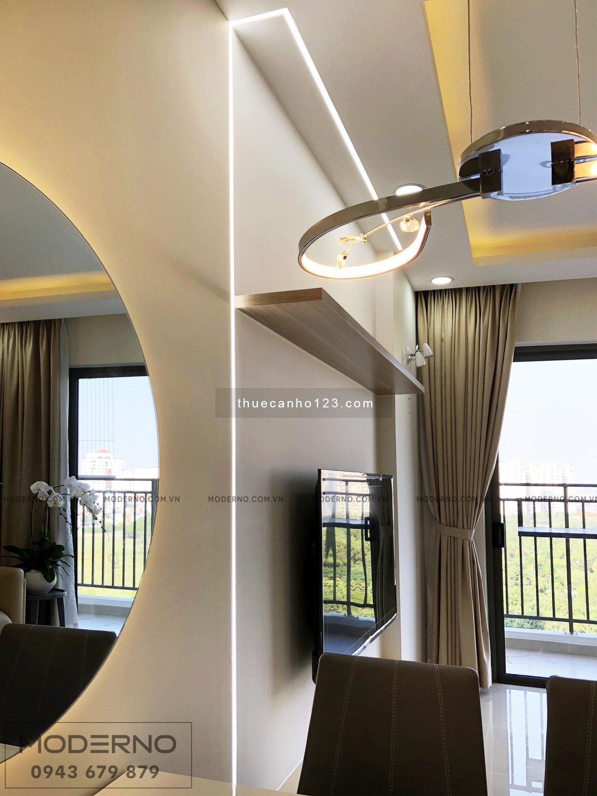 Cho thuê 3PN nhà đẹp The Sun Avenue chỉ 21tr/tháng