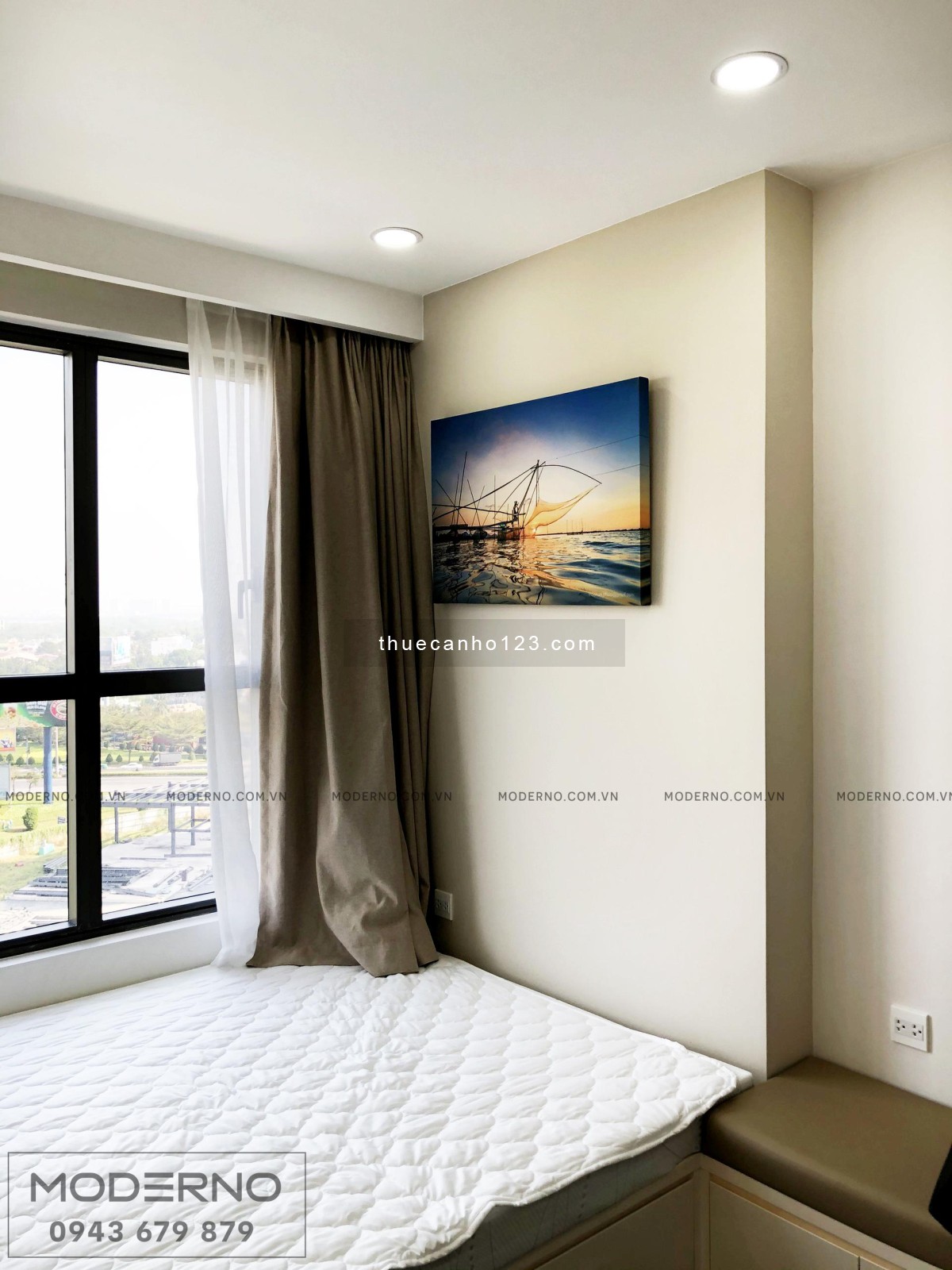 Cho thuê 3PN nhà đẹp The Sun Avenue chỉ 21tr/tháng