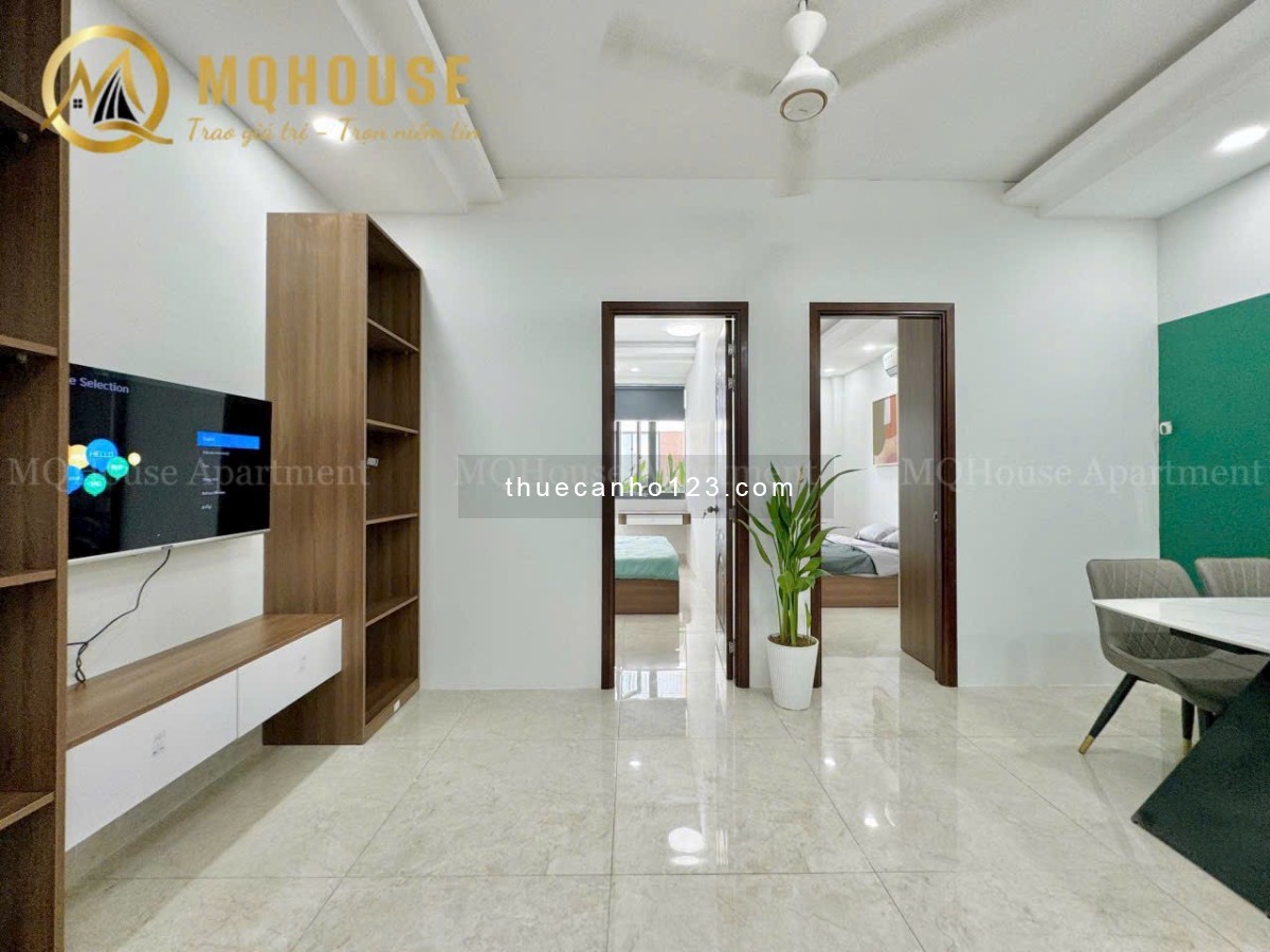 Cho Thuê Căn Hộ 2 Phòng Ngủ Ban Công, Full Nội Thất - Gần Sân Bay, CV Hoàng Văn Thụ