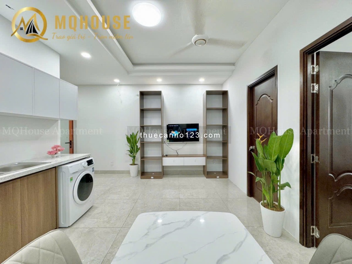Cho Thuê Căn Hộ 2 Phòng Ngủ Ban Công, Full Nội Thất - Gần Sân Bay, CV Hoàng Văn Thụ