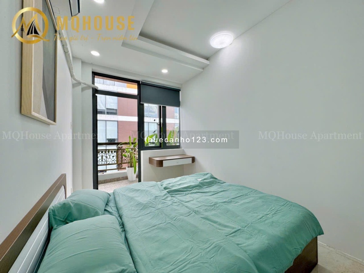 Cho Thuê Căn Hộ 2 Phòng Ngủ Ban Công, Full Nội Thất - Gần Sân Bay, CV Hoàng Văn Thụ