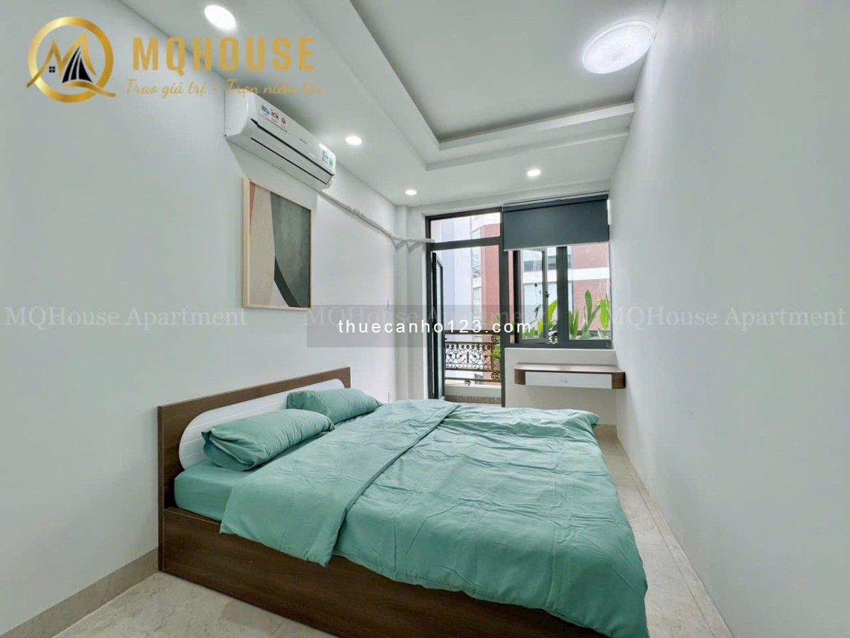 Cho Thuê Căn Hộ 2 Phòng Ngủ Ban Công, Full Nội Thất - Gần Sân Bay, CV Hoàng Văn Thụ