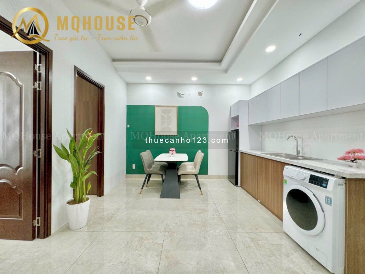 Cho Thuê Căn Hộ 2 Phòng Ngủ Ban Công, Full Nội Thất - Gần Sân Bay, CV Hoàng Văn Thụ