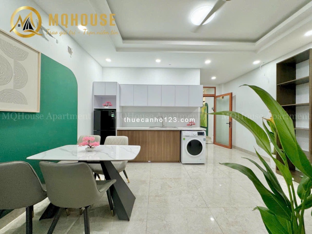 Cho Thuê Căn Hộ 2 Phòng Ngủ Ban Công, Full Nội Thất - Gần Sân Bay, CV Hoàng Văn Thụ