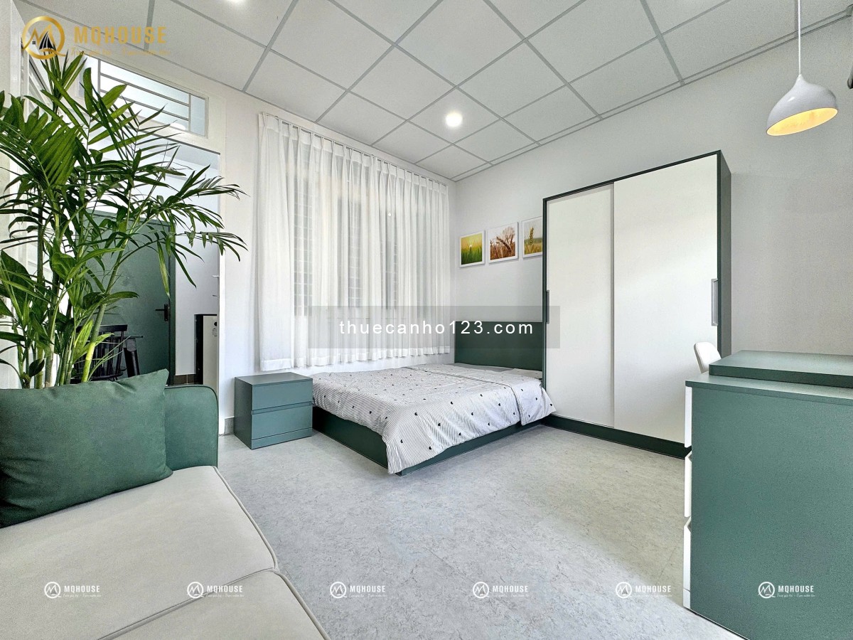 Khai trương căn hộ 1PN ban công – Siêu đẹp – Full nội thất – Có máy giặt riêng – Khu Bàu Cát, TB