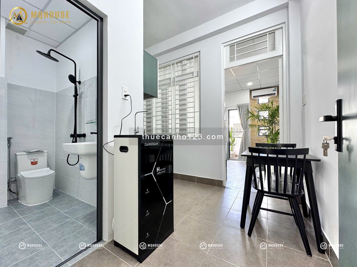 Khai trương căn hộ 1PN ban công – Siêu đẹp – Full nội thất – Có máy giặt riêng – Khu Bàu Cát, TB