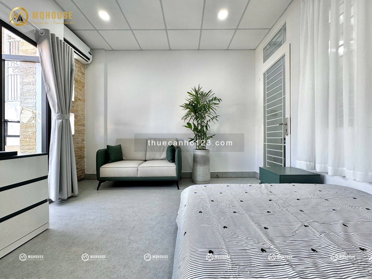 Khai trương căn hộ 1PN ban công – Siêu đẹp – Full nội thất – Có máy giặt riêng – Khu Bàu Cát, TB