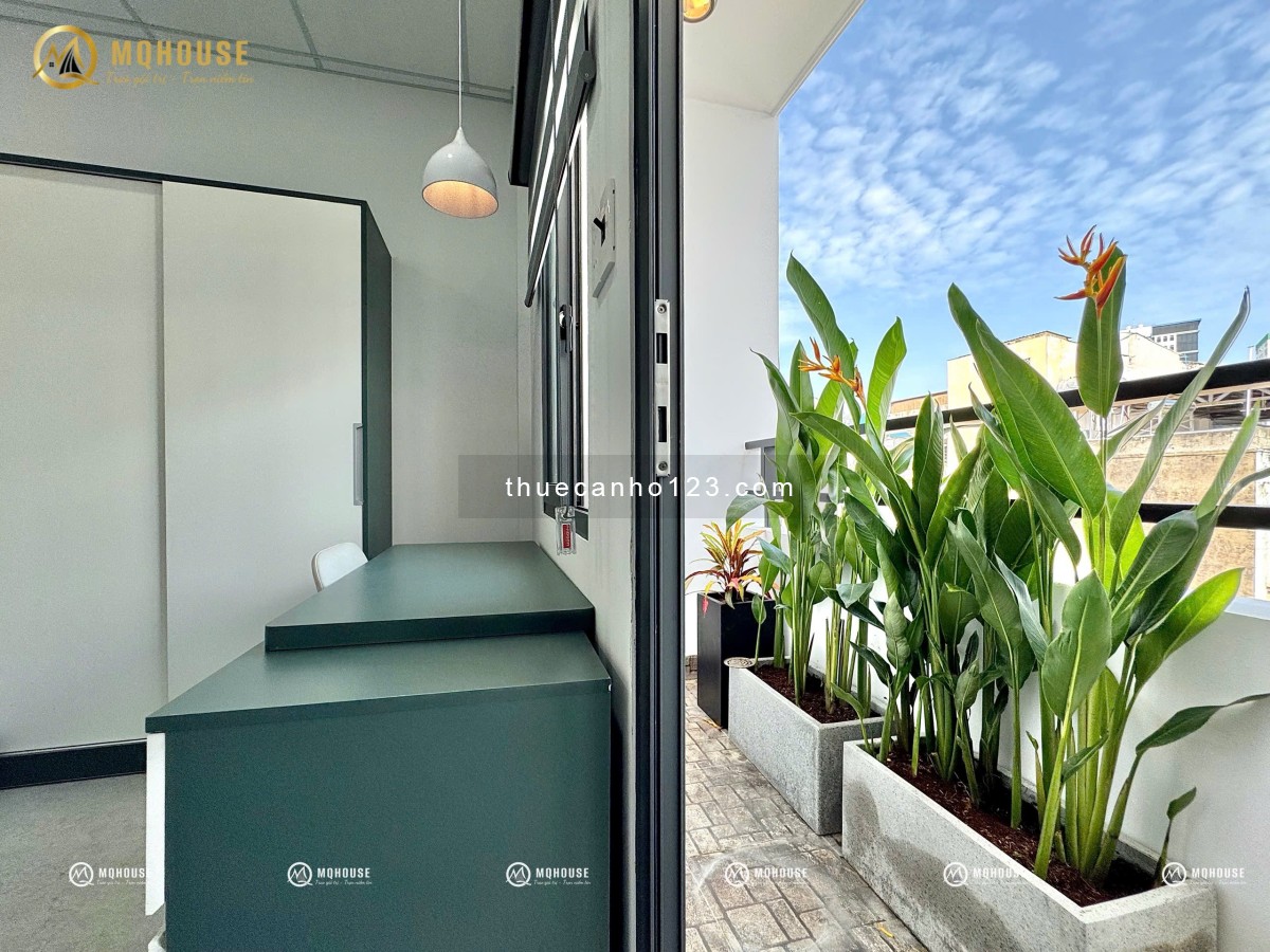 Khai trương căn hộ 1PN ban công – Siêu đẹp – Full nội thất – Có máy giặt riêng – Khu Bàu Cát, TB