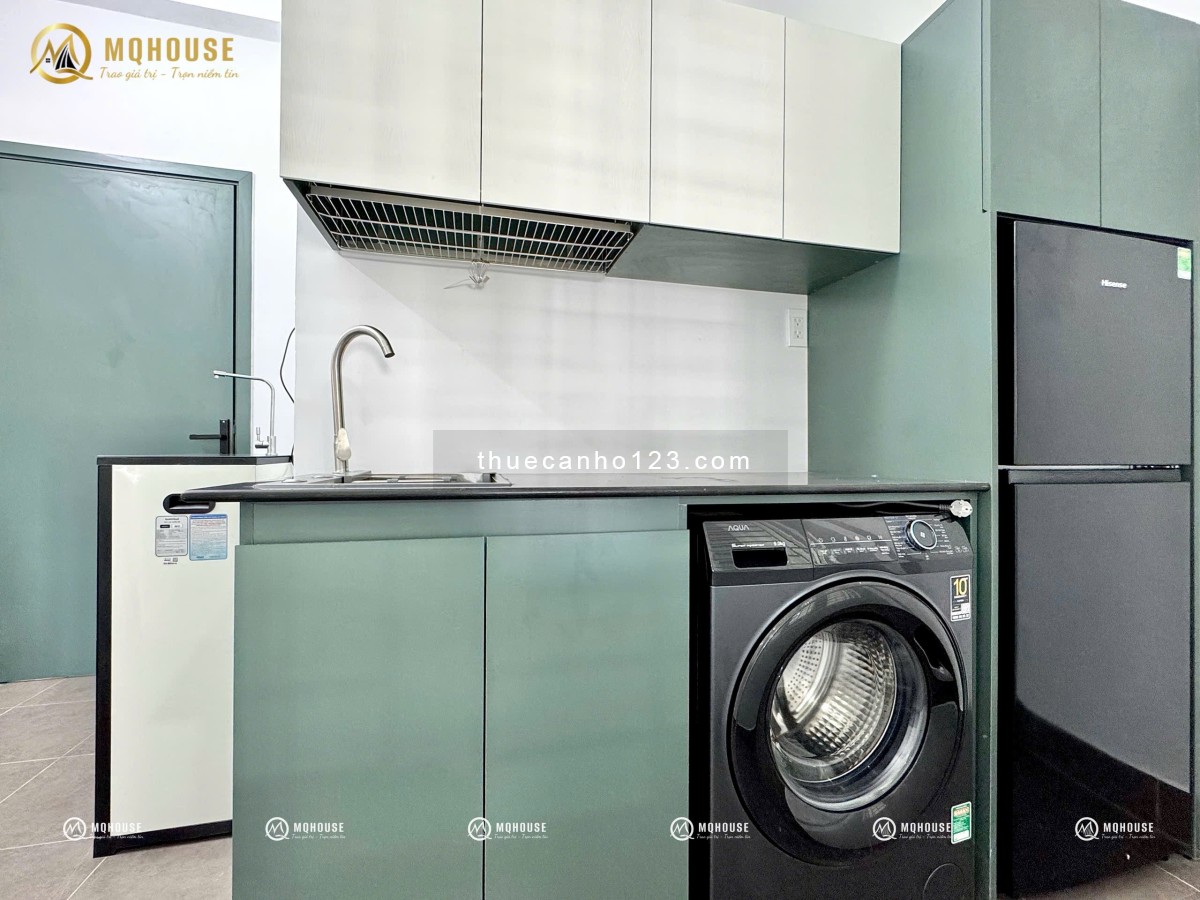 Khai trương căn hộ 1PN ban công – Siêu đẹp – Full nội thất – Có máy giặt riêng – Khu Bàu Cát, TB