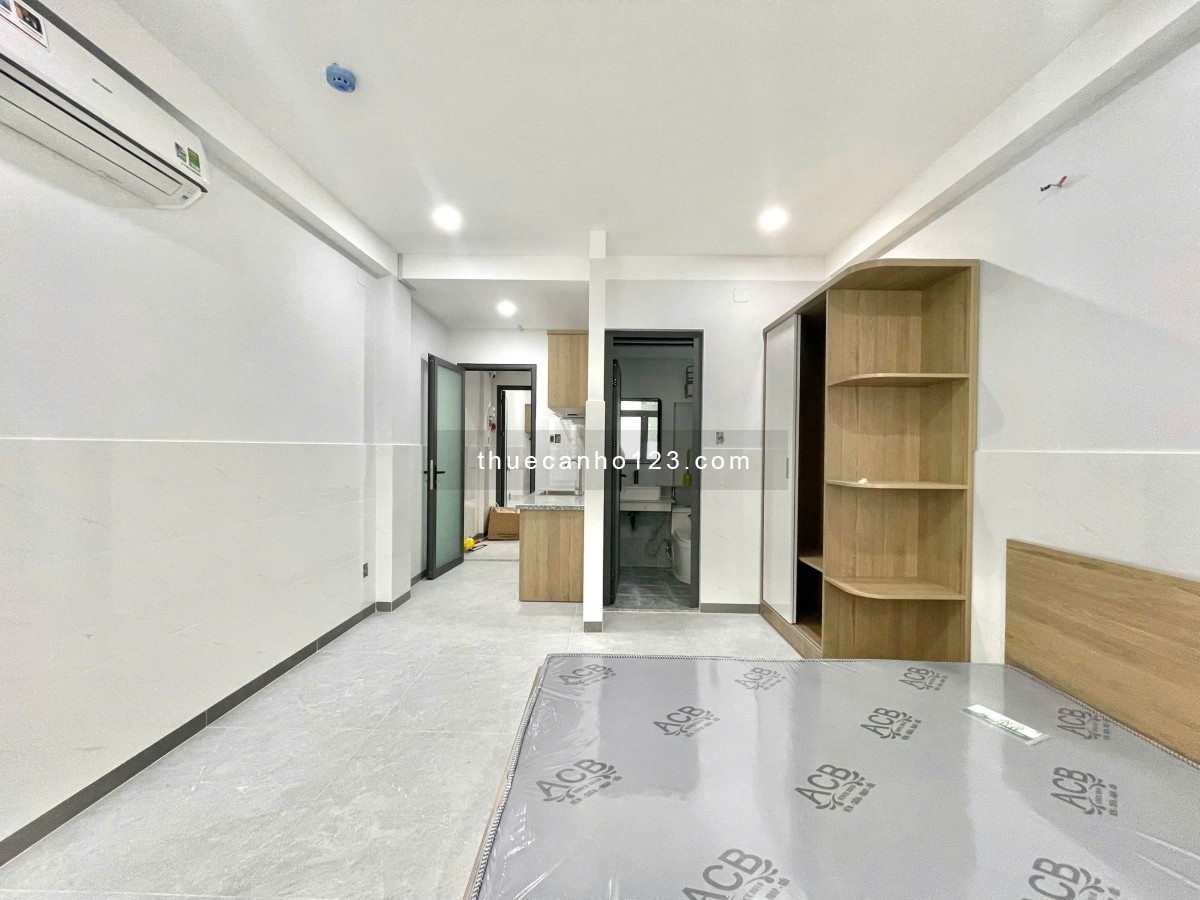 CH Studio bancol - Full nội thất, máy giặt riêng, nhà mới - Nguyễn Gia Trí, ĐH Hutech, Ngoại Thương