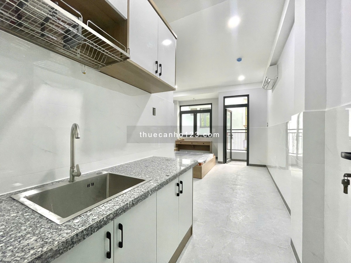 CH Studio bancol - Full nội thất, máy giặt riêng, nhà mới - Nguyễn Gia Trí, ĐH Hutech, Ngoại Thương