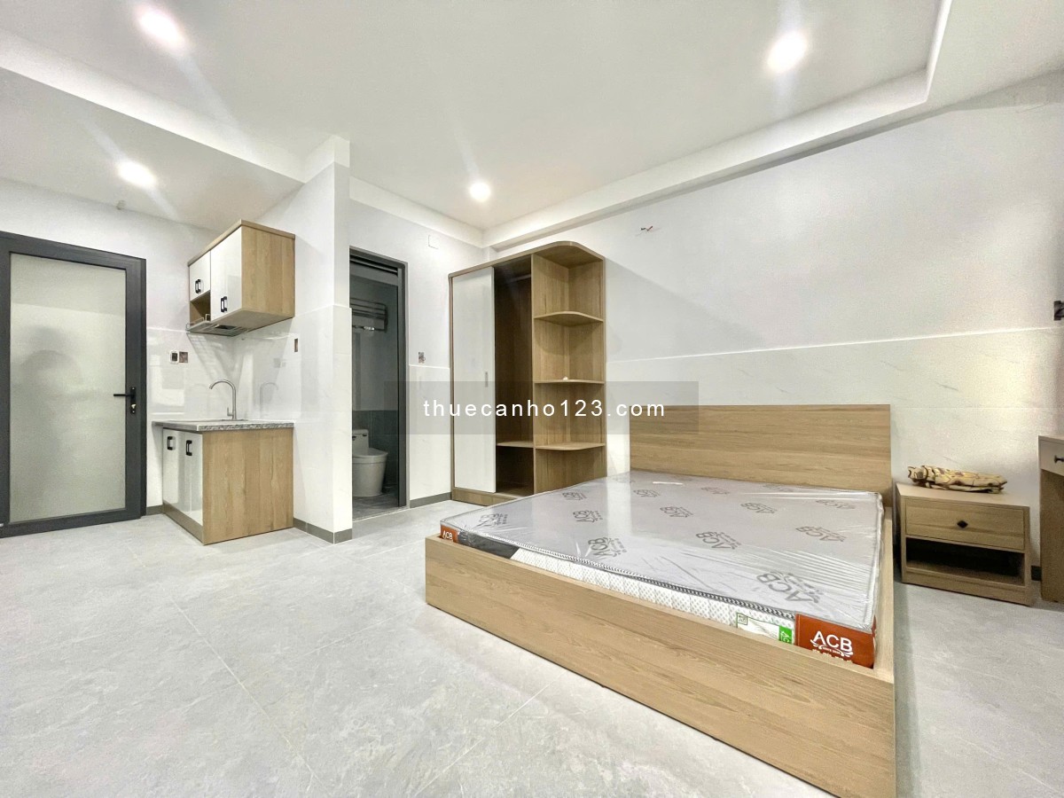 CH Studio bancol - Full nội thất, máy giặt riêng, nhà mới - Nguyễn Gia Trí, ĐH Hutech, Ngoại Thương