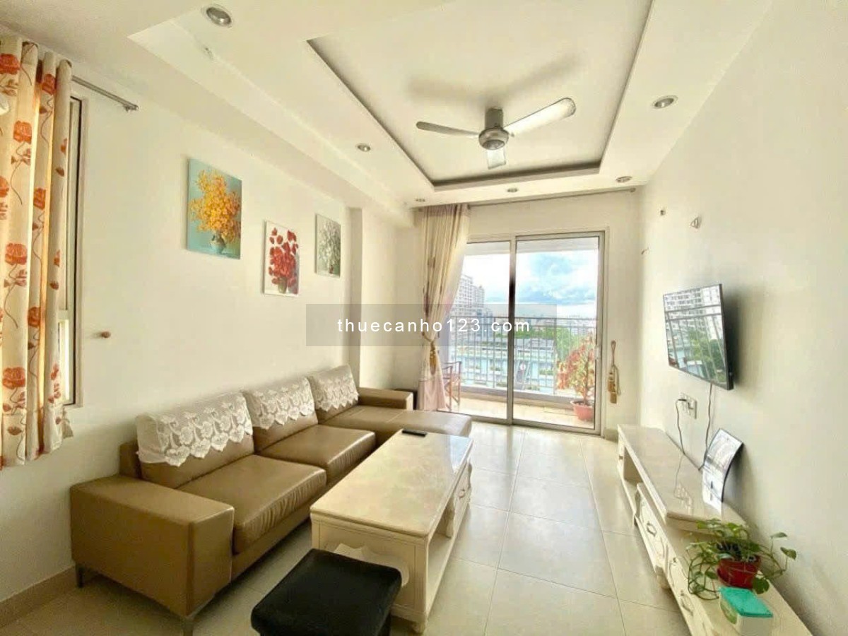 Chung cư Melody, 869 Âu cơ, P14, Tân Phú: 75m2, 2p ngủ, Nội thất, 12tr/th