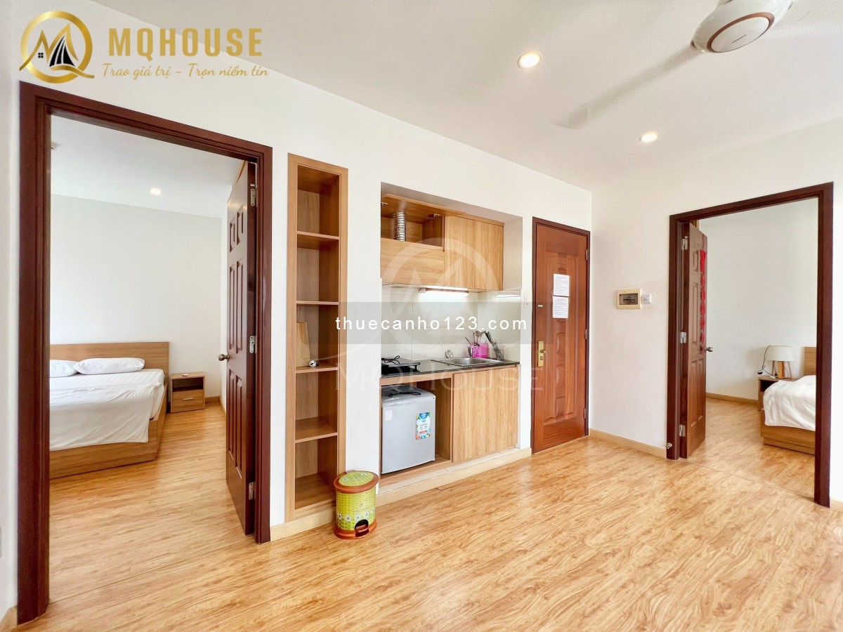 CHO THUÊ CHDV 2PN BAN CÔNG/CỬA SỔ SANG TRỌNG KHU SÂN BAY NHIỀU TIỆN ÍCH