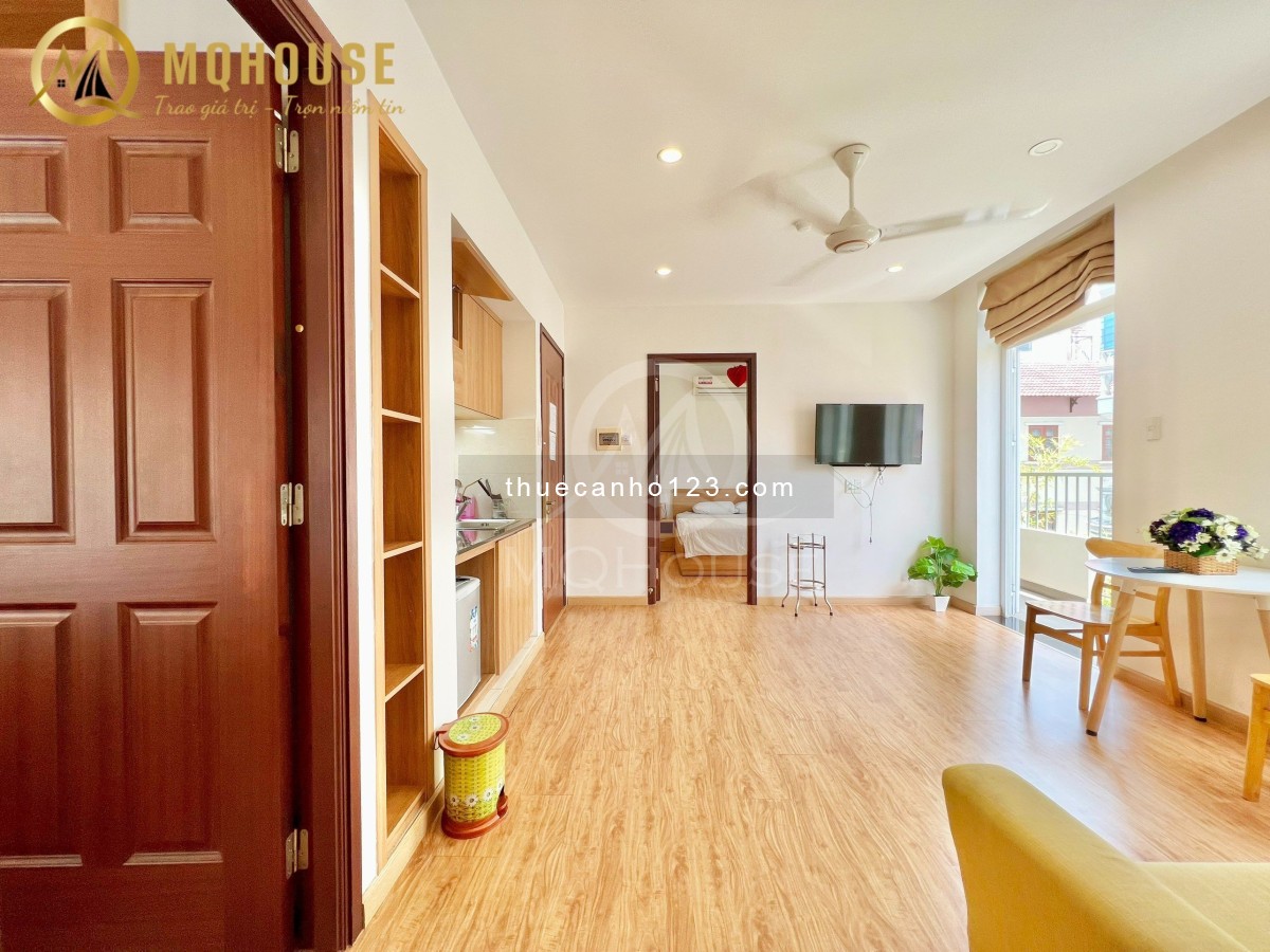 CHO THUÊ CHDV 2PN BAN CÔNG/CỬA SỔ SANG TRỌNG KHU SÂN BAY NHIỀU TIỆN ÍCH