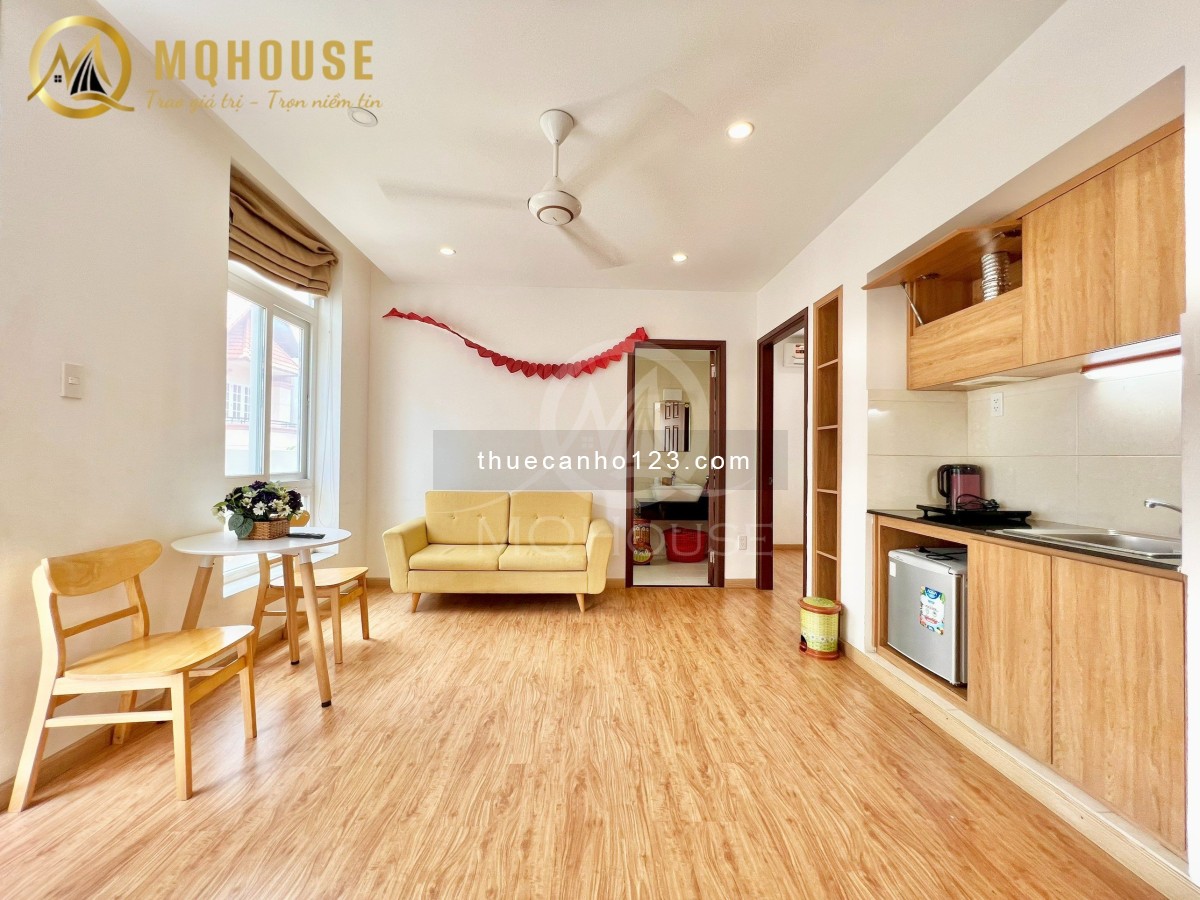 CHO THUÊ CHDV 2PN BAN CÔNG/CỬA SỔ SANG TRỌNG KHU SÂN BAY NHIỀU TIỆN ÍCH