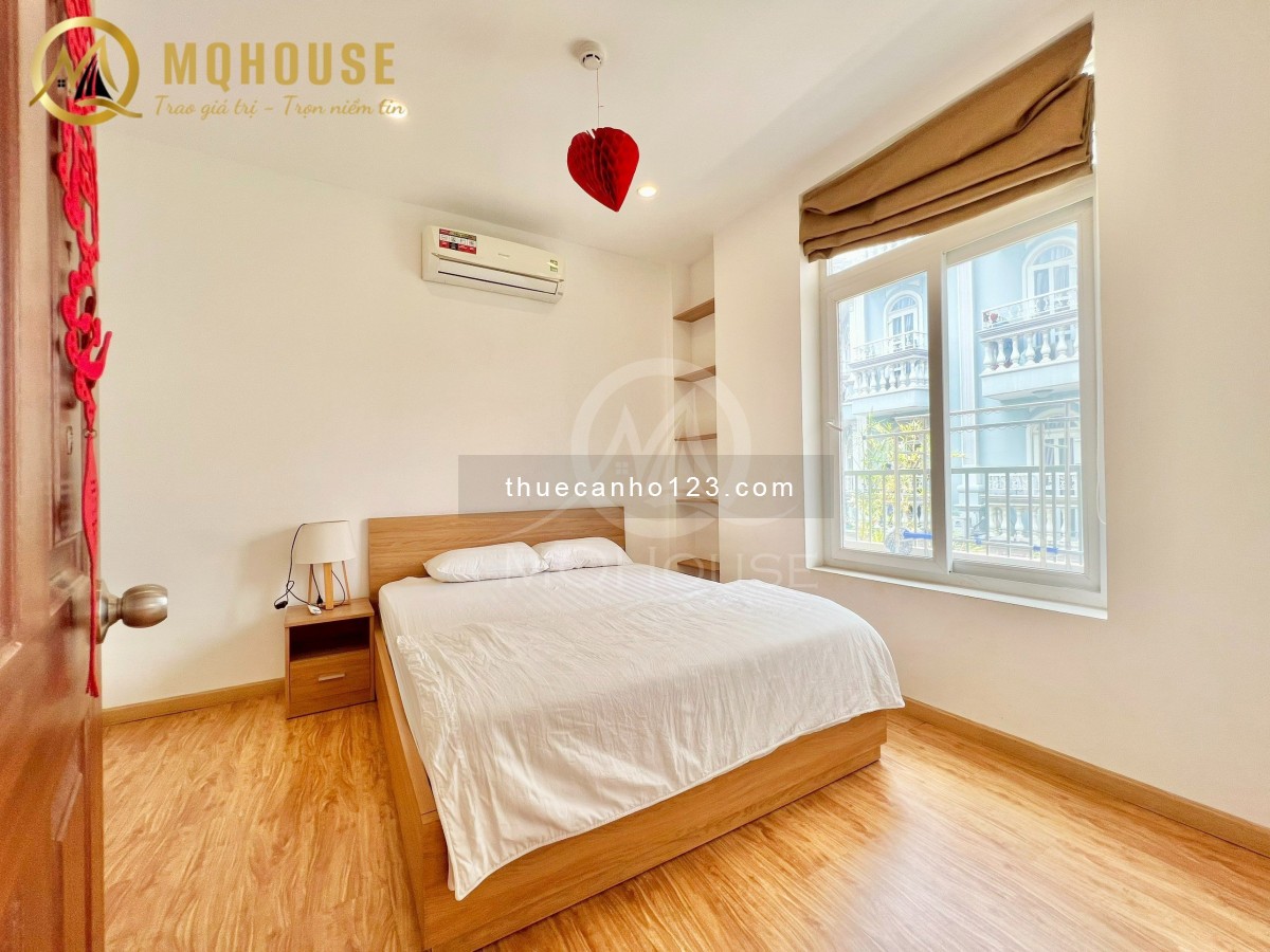 CHO THUÊ CHDV 2PN BAN CÔNG/CỬA SỔ SANG TRỌNG KHU SÂN BAY NHIỀU TIỆN ÍCH