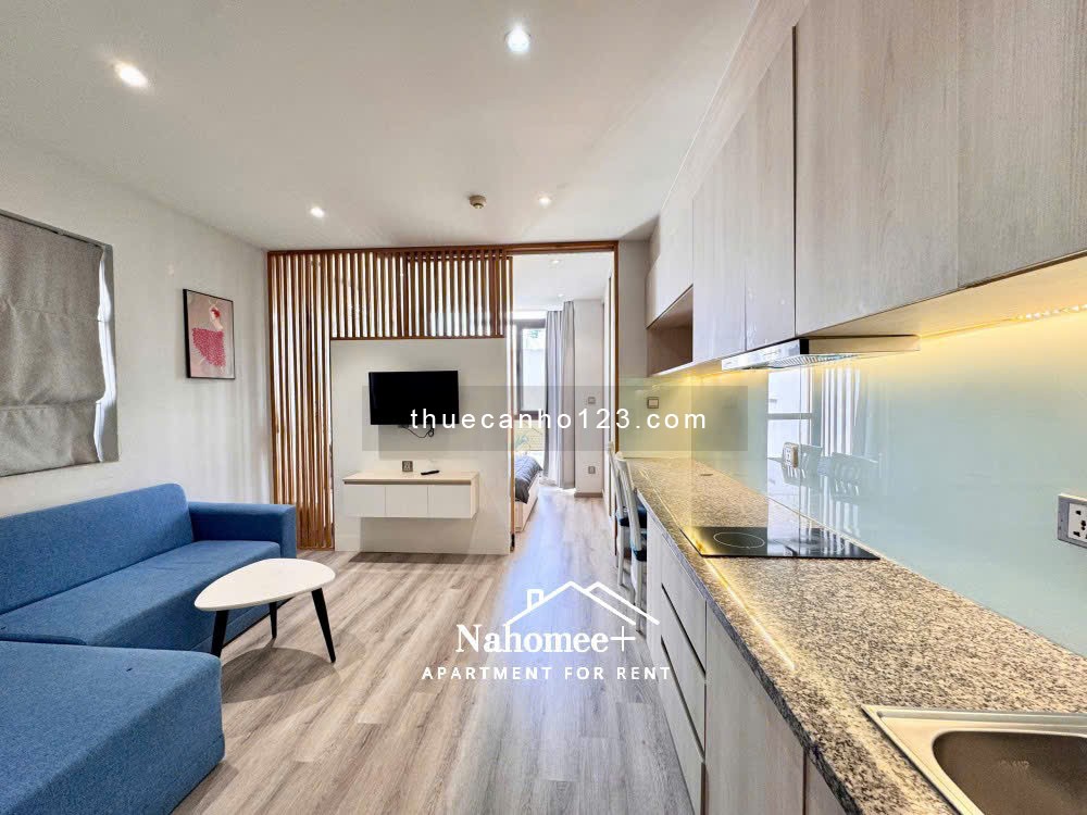 Căn hộ 1PN Bancol - Nội thất full từ A-Z, thang máy, dọn phòng | Nguyễn Cửu Vân, gần ĐH UEF, HIU