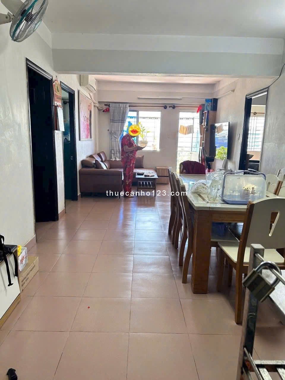 Chung cư 312 Lạc Long Quân, P5, Q11: 67m2, 2p ngủ, full nt, 9tr/tháng