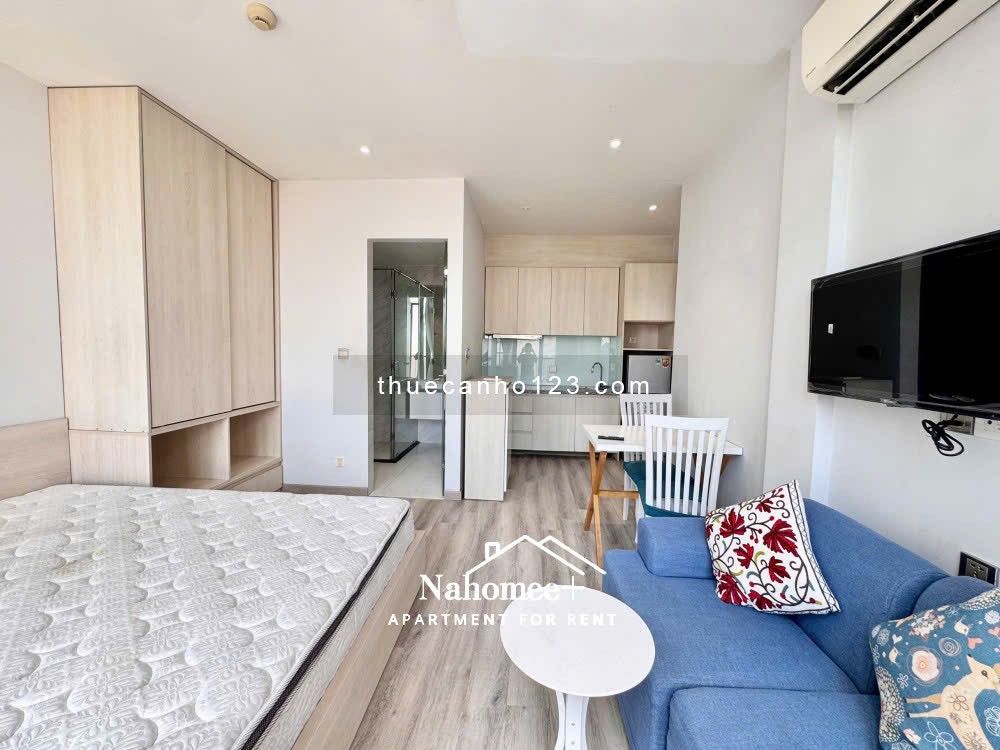 Căn hộ 1PN Bancol - Nội thất full từ A-Z, thang máy, dọn phòng | Nguyễn Cửu Vân, gần ĐH UEF, HIU