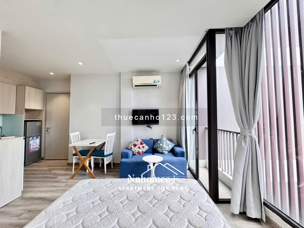 Căn hộ 1PN Bancol - Nội thất full từ A-Z, thang máy, dọn phòng | Nguyễn Cửu Vân, gần ĐH UEF, HIU
