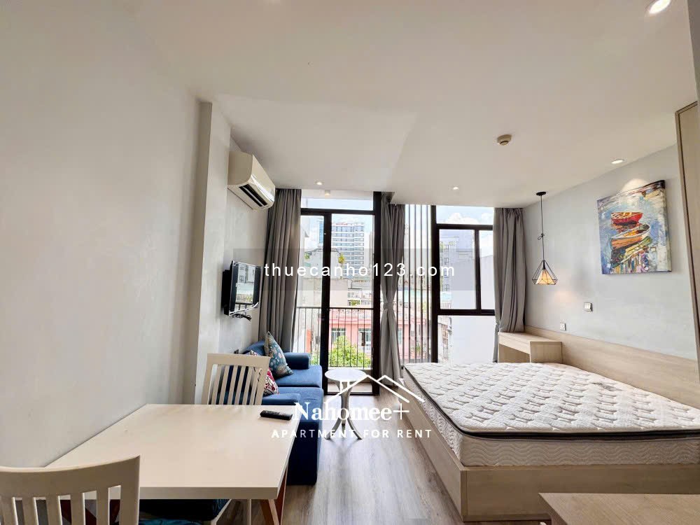 Căn hộ 1PN Bancol - Nội thất full từ A-Z, thang máy, dọn phòng | Nguyễn Cửu Vân, gần ĐH UEF, HIU