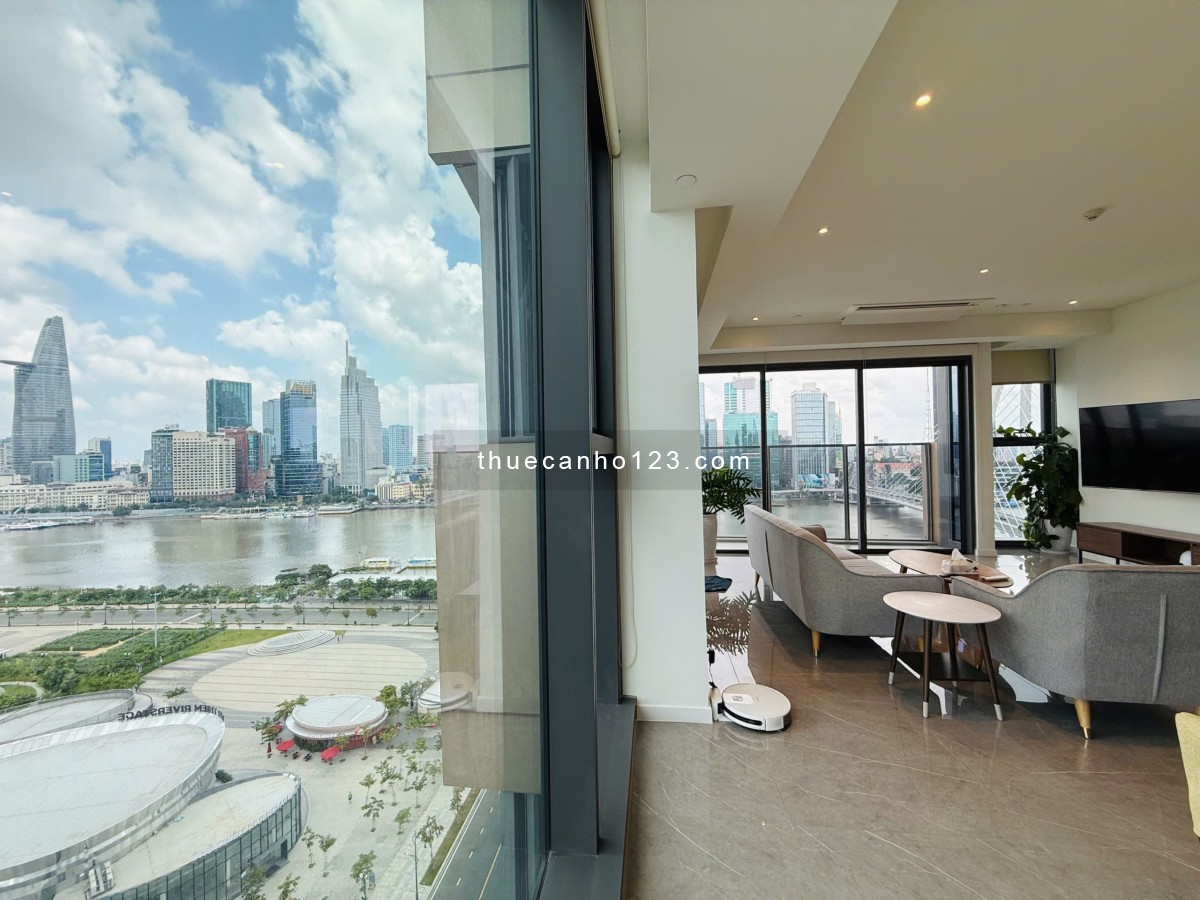 The Opera cho thuê căn hộ 4 phòng ngủ view trực diện sông và thành phố, thang máy riêng