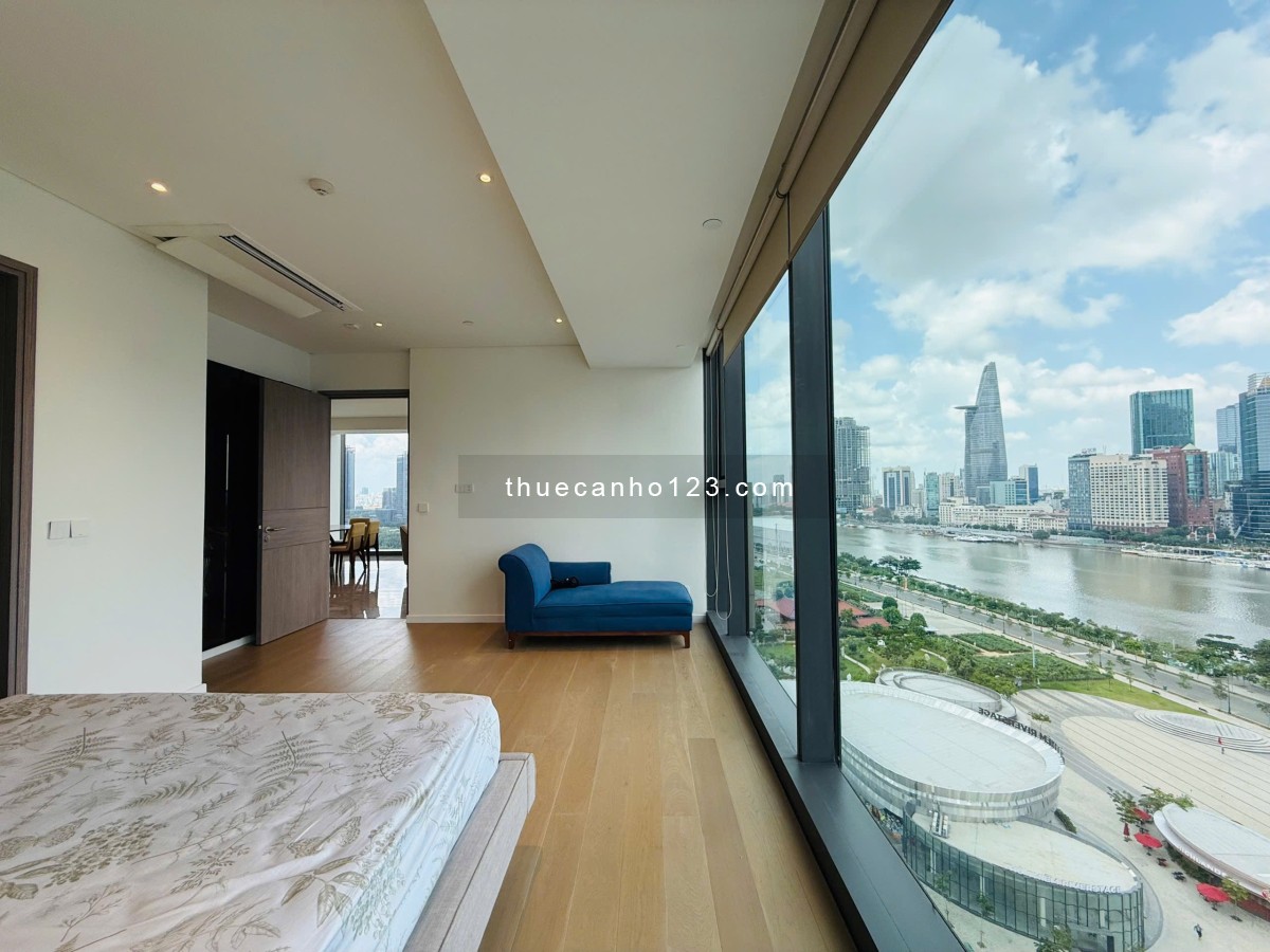 The Opera cho thuê căn hộ 4 phòng ngủ view trực diện sông và thành phố, thang máy riêng