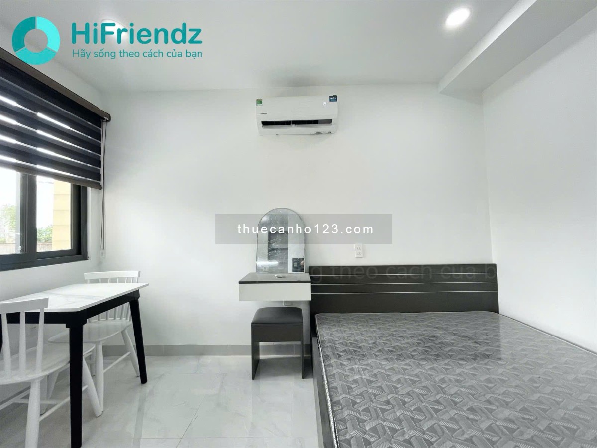 Studio bancol - Nhà mới, full tiện nghi - Khu Nguyễn Gia Trí, gần ĐH Hutech, Ngoại Thương, UEF