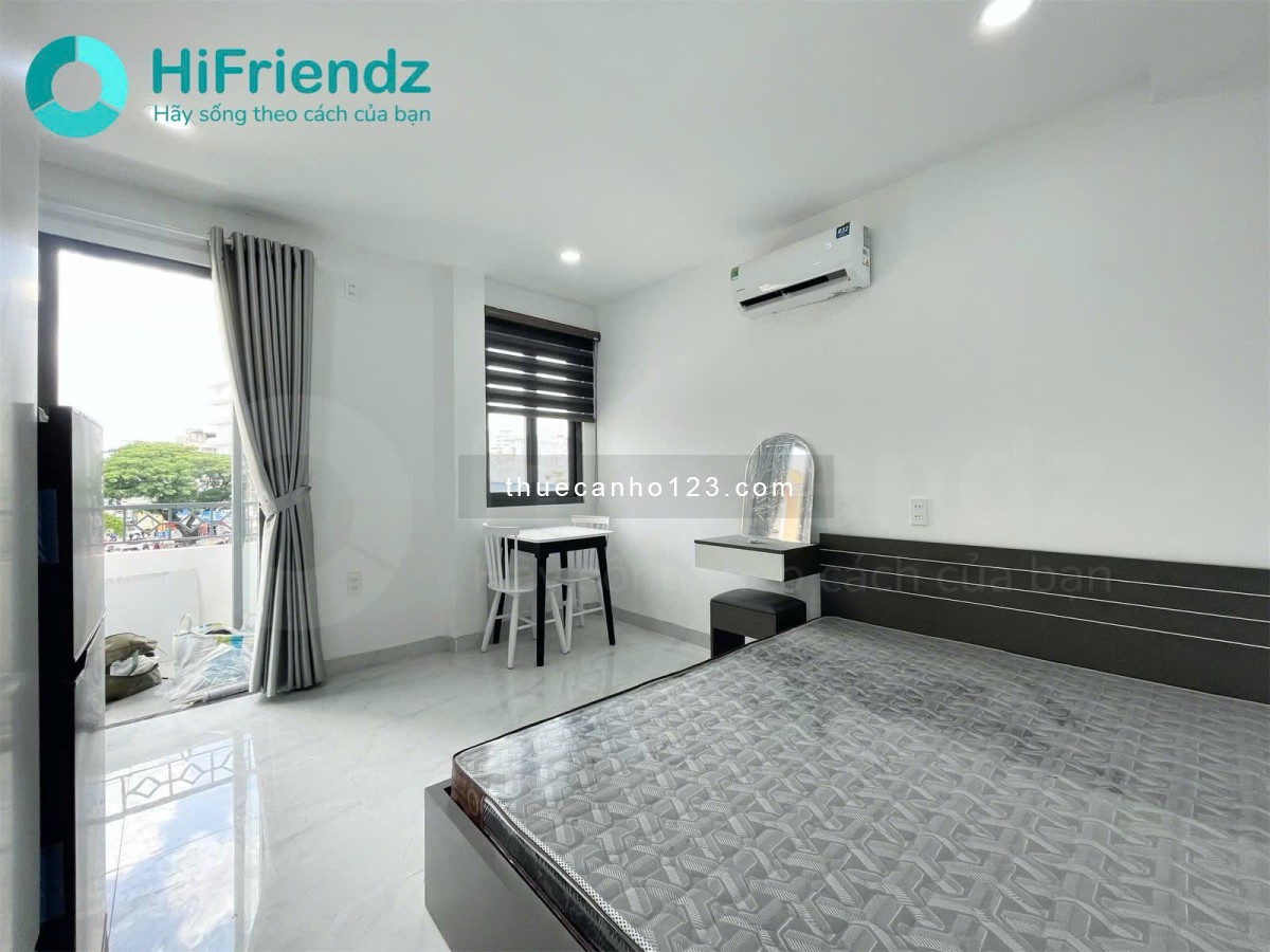 Studio bancol - Nhà mới, full tiện nghi - Khu Nguyễn Gia Trí, gần ĐH Hutech, Ngoại Thương, UEF