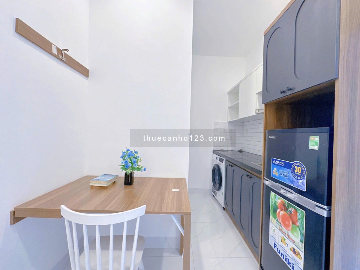 Căn hộ 2PN – ban công – 60m² – Bình Lợi, Bình Thạnh – Thang máy – Giặt riêng