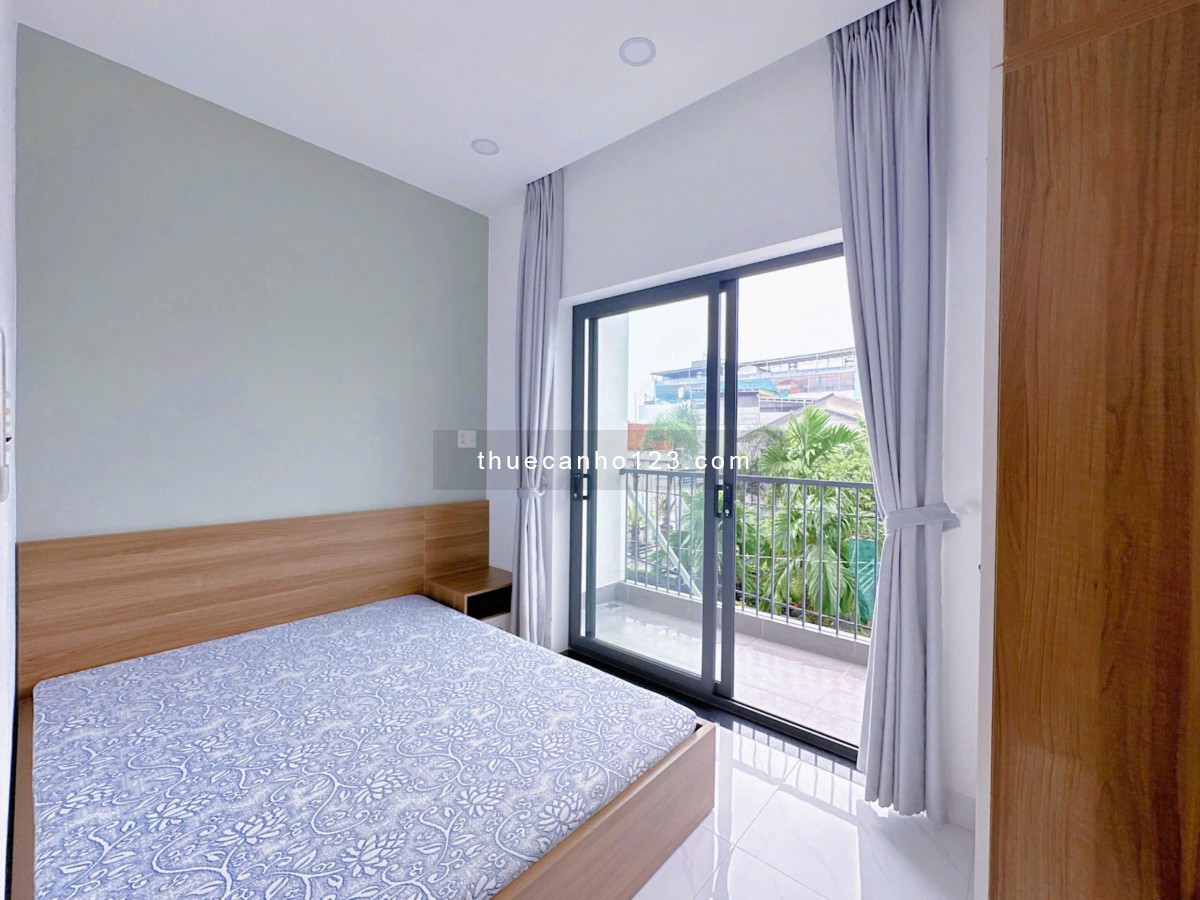 Căn hộ 2PN – ban công – 60m² – Bình Lợi, Bình Thạnh – Thang máy – Giặt riêng