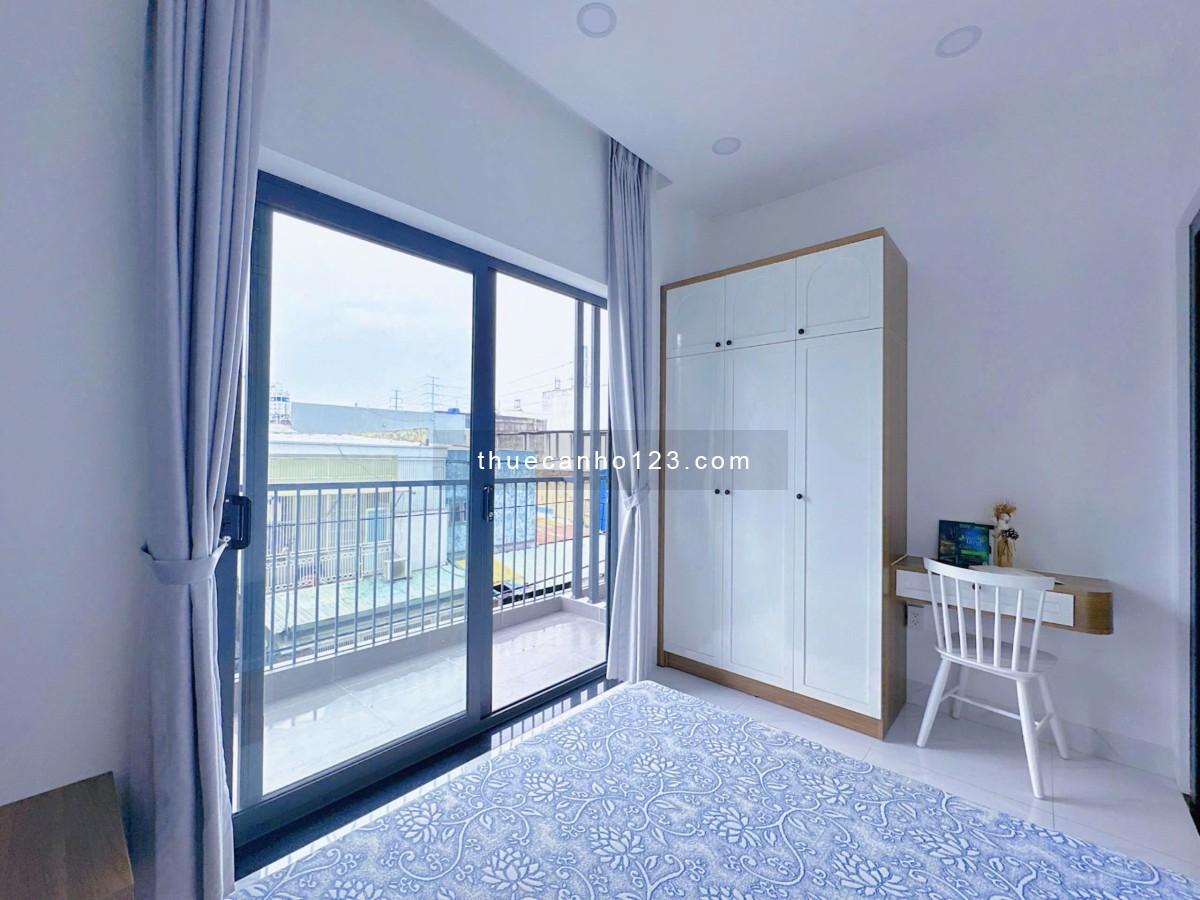 Căn hộ 2PN – ban công – 60m² – Bình Lợi, Bình Thạnh – Thang máy – Giặt riêng