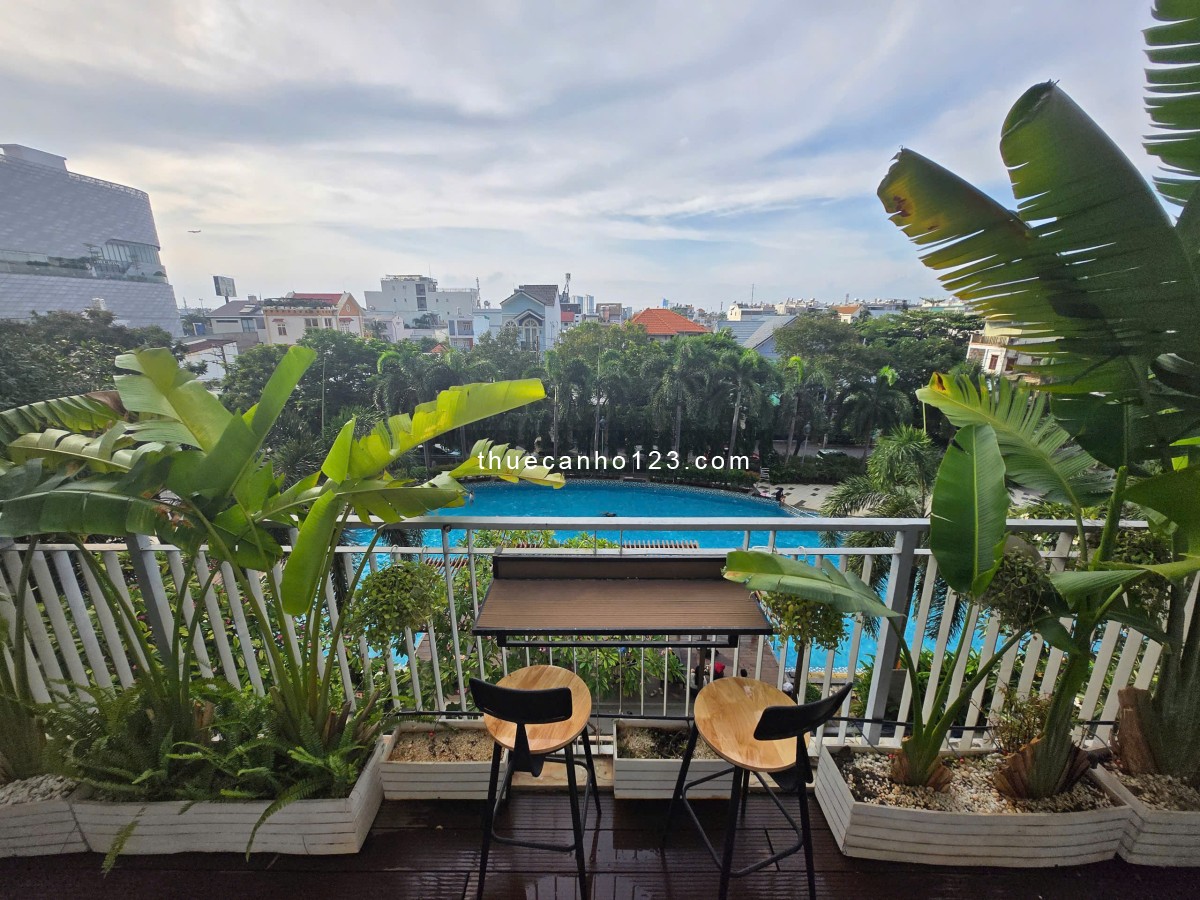 Cho thuê căn hộ sân vườn Opal Garden 2PN - 15tr, view hồ bơi đẹp nhất khu