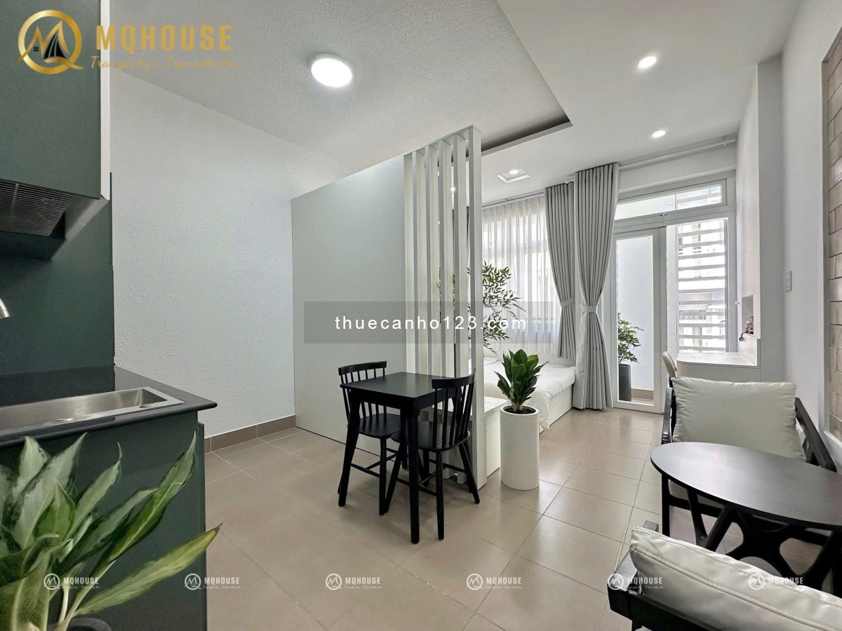 Cho thuê căn hộ đầy đủ nội thất siêu thoáng đường Dương Bá Trạc Quận 8 tiện qua trung tâm quận 1
