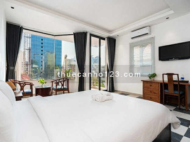 Hình thật giá thật vị trí thật cho thuê căn hộ Ban công siêu tháng ngay cầu Ba son,Nguyễn Huệ Quận 1