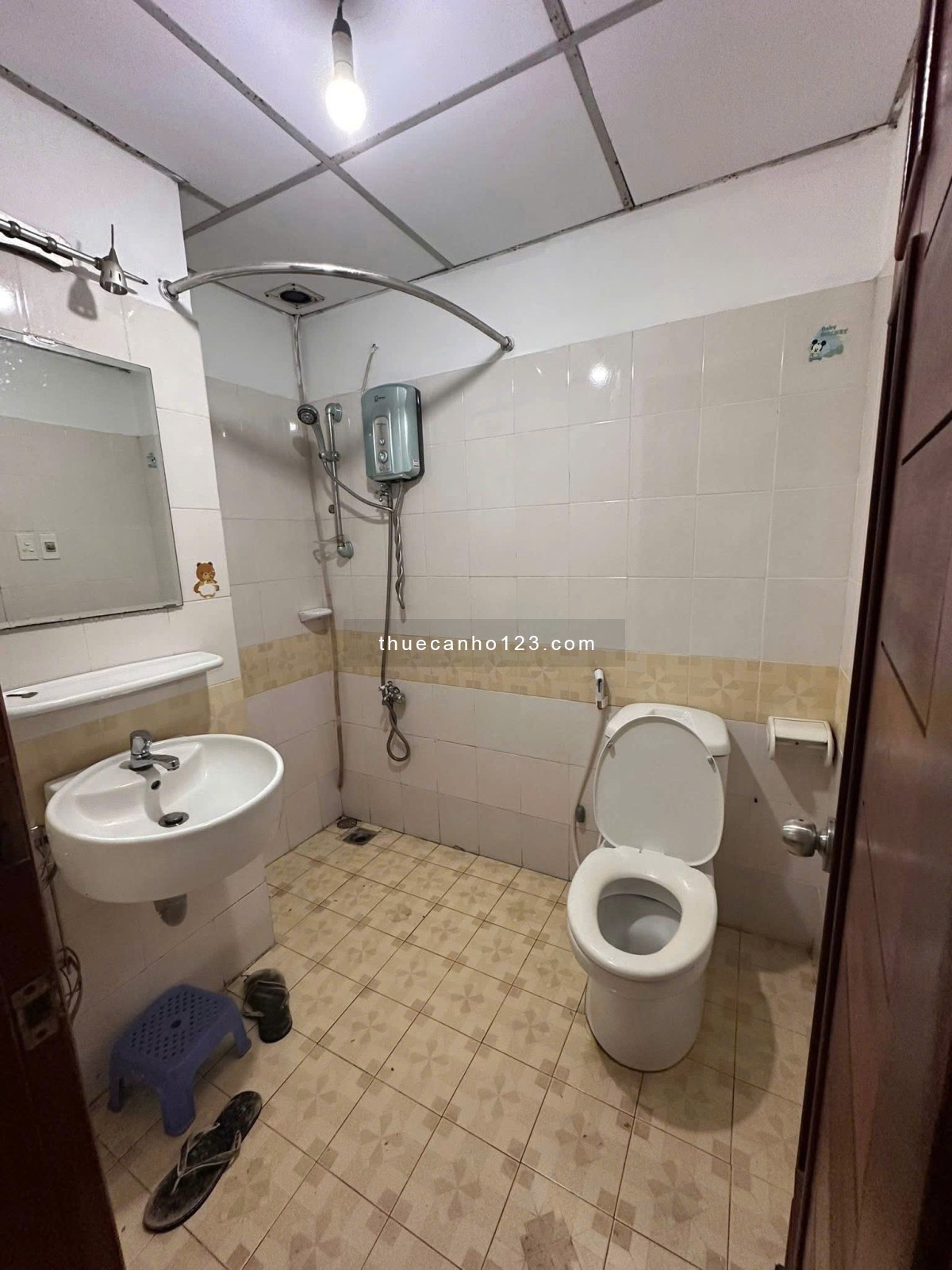 Chung cư Miếu Nổi, P3, Bình Thạnh: 70m2, 2pn, nhà mới 12tr/th, Nội thất