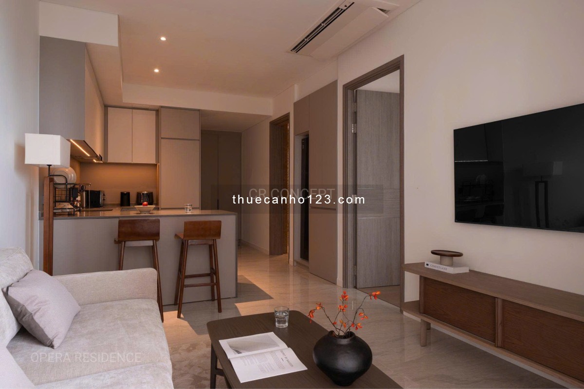 Opera cho thuê 1PN đầy đủ nội thất, tầng cao - giỏ hàng Opera cho thuê cập nhật mới nhất