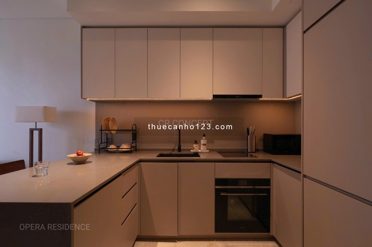 Opera cho thuê 1PN đầy đủ nội thất, tầng cao - giỏ hàng Opera cho thuê cập nhật mới nhất