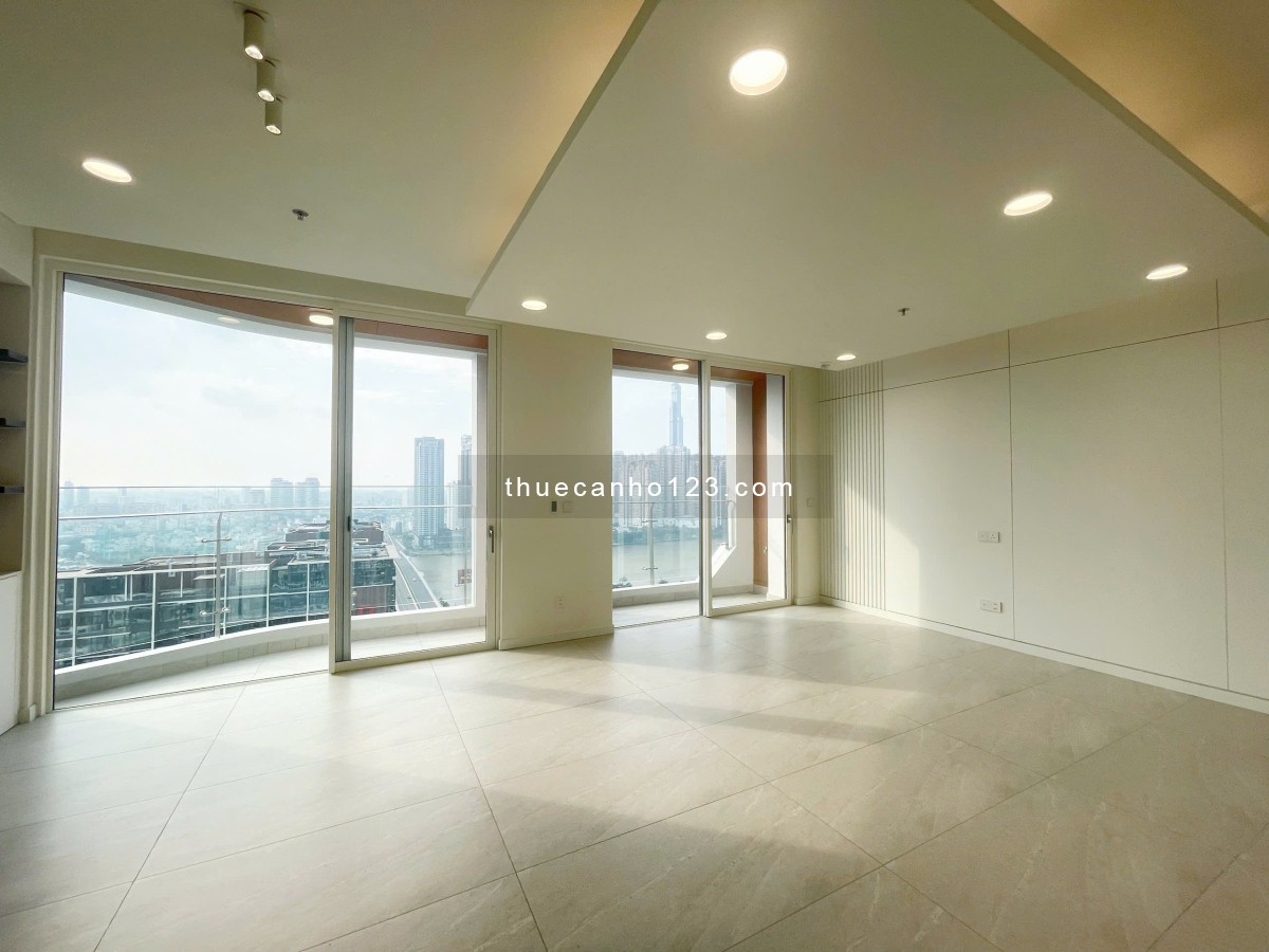 Cho thuê Zeit River Thủ Thiêm | 4PN View sông – Giá thuê 125 triệu/tháng