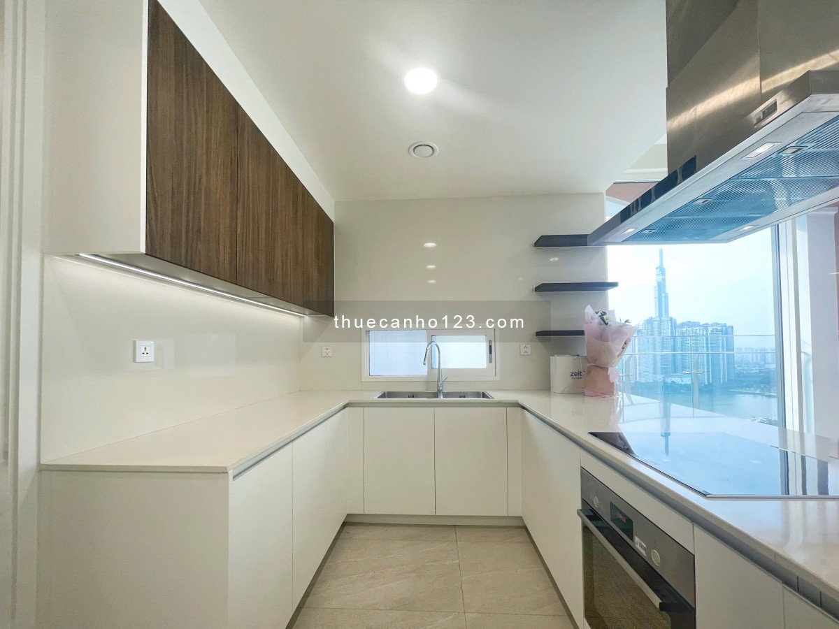 Cho thuê Zeit River Thủ Thiêm | 4PN View sông – Giá thuê 125 triệu/tháng