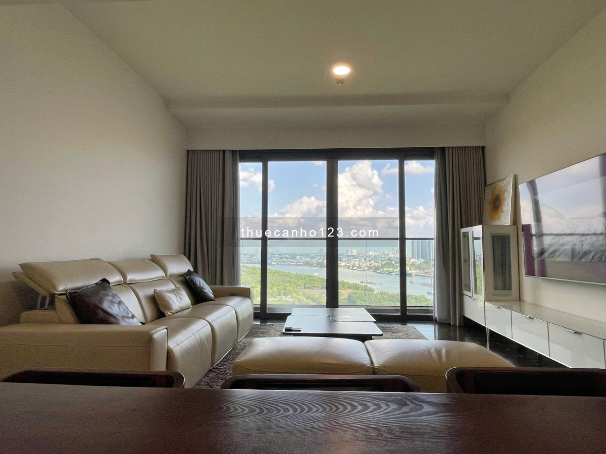 Cho thuê Zeit River Thủ Thiêm | 4PN View sông – Giá thuê 125 triệu/tháng